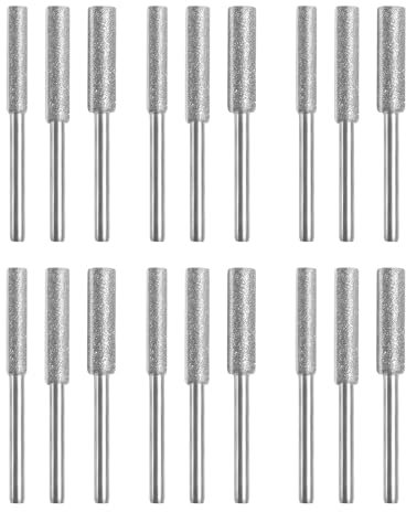 6pcs/18pcs Diamonds Grinding Head Diamonds Chainsaw Sharpener for Chainsaw Chain Sharpening High Efficiency Precise Tool