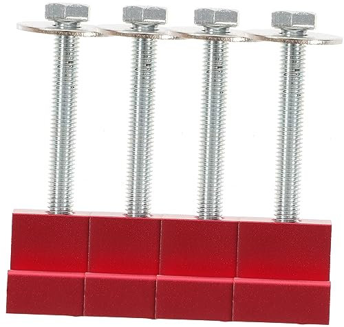 DIYEAH 4pezzi Ganci j in Alluminio Per Montaggio Attrezzi Camion Pratici Morsetti Per Cassoni Pick-up e Cassette Attrezzi Del Camion