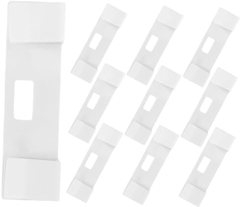 MUCKLILY Vertical Blind Repair Kit 10 Pcs Vane Savers Blind Slat Repair Parts for Window Treatment Replacement Clips for Damaged Vertical Blinds Easy Daily Fix