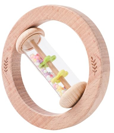 Musikalisches Spielzeug Regen – sensorische Baby-Rassel aus Holz | Stimuliert die Sinne Entwicklung von ab 6 Monaten