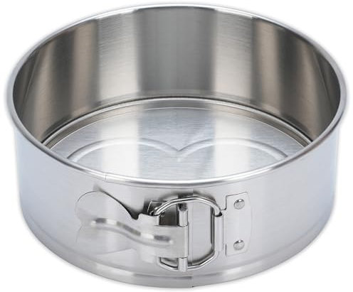 immer Stampo Tortiera Apribile con Cerniera Mini in acciaio inox non rivestita senza PFAS (18 cm)