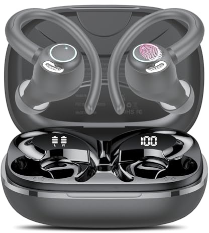 AI Kopfhörer Übersetzer, 3-in-1 Sprachübersetzer Ohrhörer 164 Sprachen mit App, 7 Übersetzungsmodi Echtzeit Übersetzer Kopfhörer, 48H Bluetooth 5.3 Übersetzungskopfhörer für Reisen/Lernen Grau