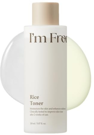 I'm From Korea Glow Lotion tonique au riz laiteux, niacinamide, verre et rosée, hydratation, apaisant, tous types de peau, soins de la peau coréenne 5,07 fl.oz