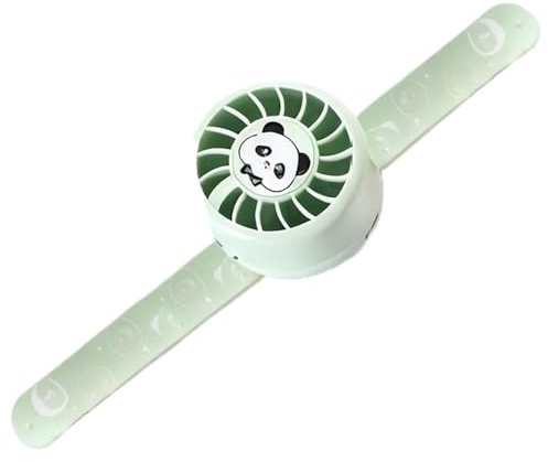 Generico Ventilatore da polso | Giocattolo Ricaricabile a 3 Velocità - Ventilatore Orologio da Polso Ricaricabile USB per Bambini | Outdoor Viaggio Campeggio Trekking Spiaggia Corsa Ciclismo