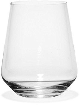 Harmony Wine Glasses by Rastal, 14 ounce, great option for wine, craft beer or water, Set of 6 (Stemless)