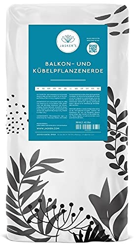 Blumenerde für Kübel und Balkonkästen ⎜ 40 L ⎜Geranienerde mit Wasserspeicher und 100 Tage Dünger