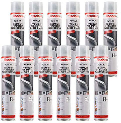12x fischer Perimeterklebeschaum PUP P 750 B2 750 ml