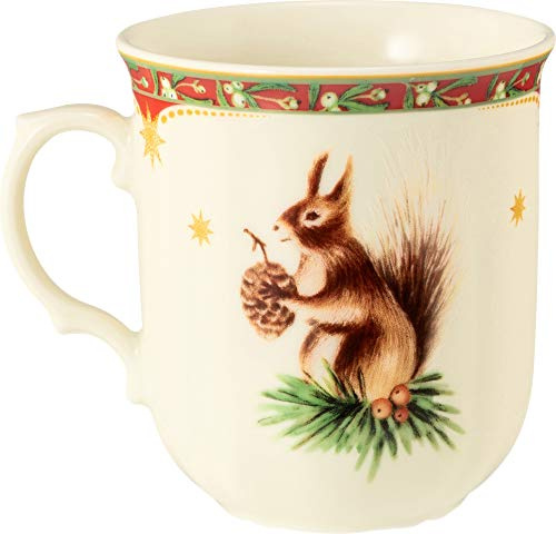 Seltmann 001.756788 Marie-Luise Becher mit Henkel, 0.27L, Weihnachtsnostalgie