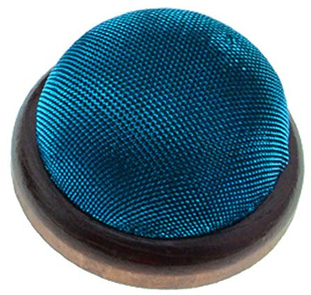 TOSSPER Baumwolle Nadelkissen Nähen Zubehör Rund Nähen Needlework Pincushion Mit Holzsockel