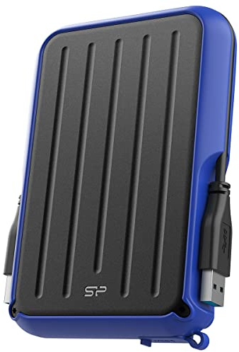 Silicon Power A66 Disque dur externe 4 To Compatible avec PS5 PS4 Xbox One PC et Mac Bleu