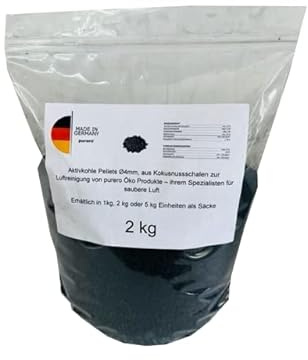 purero Pellets de carbón activo de 4 mm envasados en diferentes unidades. Fabricación y suministro exclusivos por el líder del mercado en el sector de los productos de carbón activo en todo el mundo.
