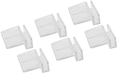 BESPORTBLE 12St Fisch Tank Rack Halterung für Aquarien Aquarium Glasabdeckung Clip Ständer Aquarienhalterung Aquarienunterstützung Acryl Abdeckung für Fischbecken Startseite