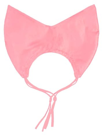 Shienfir wasserdichte Haustier-Duschhaube, verstellbare, wasserdichte Katzen-Duschhaube mit Ohrenschutz zum Baden und Pflegen Rosa