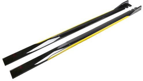 GTEVDK Auto Seitenschweller für VW Golf Plus 2004-2014,Winglet Splitter Lip Extensions Panel Verlängerungen Splitterlippen Diffusoren Dekoration Zubehör,A2-Yellow