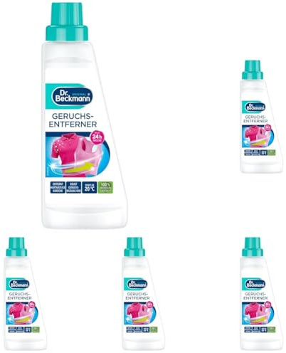 Dr. Beckmann Geruchsentferner | Entfernt Gerüche | 5 x 500 ml | Fasertiefe Wirkung | Lang anhaltende Frische | Für Sport-, Heim- & Alltagstextilien