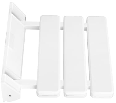 Asiento para ducha plegable de pared, capacidad de carga de 130 kg, silla de ducha plegable antideslizante 2 en 1, apto para ancianos y mujeres embarazadas discapacitados