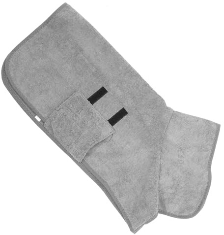 HOUDERCO Wasserabsorbierender Haustierbademantel aus Baumwolle für Hunde Schnelltrocknend Komfortabel und Warmhaltend Größe Xs und S für Baden und Trocknen