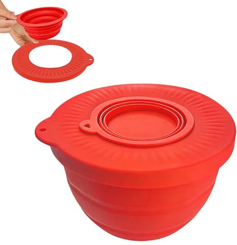 Protector de salpicaduras para mezclador, inserto de control de salpicaduras de cuenco, tamaño de ajuste universal, protector de batidora de mano, barrera flexible segura para alimentos, accesorio de