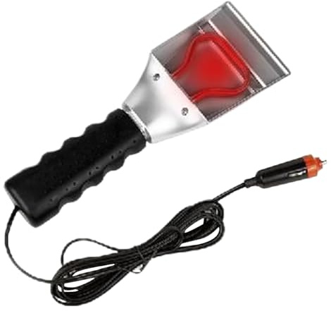 Beheizter Eiskratzer für Auto – Ergonomischer Eiskratzer mit rutschfestem Griff, mit 2,7 m langem Kabel für elektrische Eiskratzer der Windschutzscheibe – schnelles Enteisen im Winter für Fahrzeug
