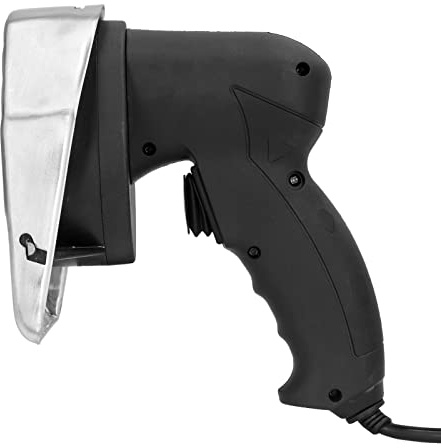 OEBUAFI Cuchillo Eléctrico para Cortar Carne, Espesor Ajustable, Ergonómico, Cortador de Afeitadora de Carne de Mano de Acero Inoxidable para Uso Doméstico, Cocina, Restaurante