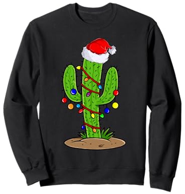 Joyeux Noël, les amateurs de cactus et de plantes offrent Sweatshirt
