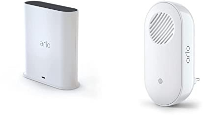 Arlo Zertifiziertes Zubehör | SmartHub, Lokaler Speicher - USB-Stick, WiFi WLAN 2,4 GHz, Kompatibilität Mit Arlo Kameras Und Klingeln, Konnektivität Apple HomeKit, Ethernet-Kabel, Weiß