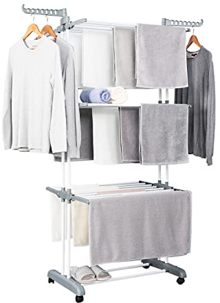 Herzberg, Stendino multifunzionale da 20 m grigio Herzberg HG8034-GRY