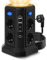 12 en 1 Tour Multiprise Electrique 3M avec Veilleuse et 1 USB C PD20W Charge Rapide, 4000W/16A, 8 Prises et 4 USB Ports, 4 Interrupteur indépendant, Parafoudre et Surtension pour Maison, Bureau