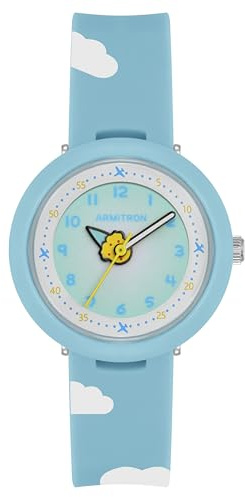 Armitron Sport Kids Easy to Read Patterned Silicone Strap Watch, 27/1006