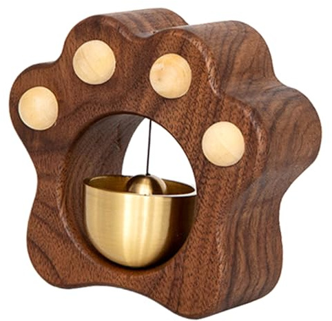 DIYEAH Timbre De Comerciante Decorativo para Puerta Timbre De Entrada Forma De Pata para Exteriores para Abrir Puertas Campanillas Entrada De Negocio