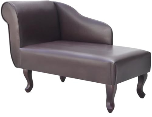 vidaXL Chesterfield Chaiselongue Kunstleder Recamiere Couch Sofa Relax Liege