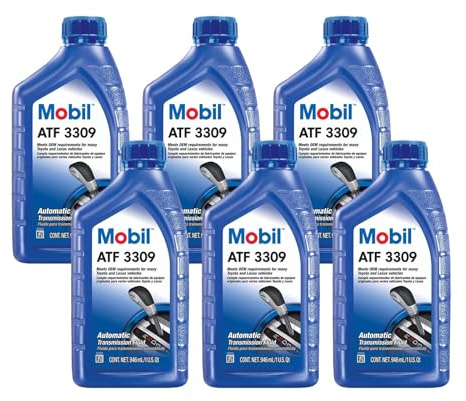 Mobil 3309 Automatic Transmission Fluid, 1 Quart, Case of 6