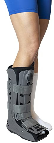 Brace Direct Lightweight Air CAM Walker Boot - Tall - Full Shell Orthopedic Boot with Air Compression for Broken Foot, Severe Ankle Sprains and Post-Surgical Recovery XL - US Shoe Men 12.5+ /