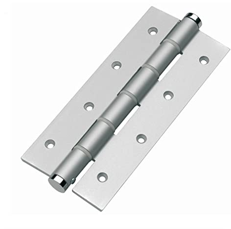 Bisagra muelle cierre simple acción con resorte con fuerza regulable medidas 180mm de alto 80cm de ancho peso máximo por bisagra 20kg material de aluminio (INOX F6)
