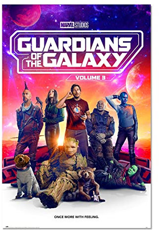 Grupo Erik - Poster Marvel Gardiens de la Galaxie Vol 3 - Deco Maison, Decoration Murale, Affiche Décorative