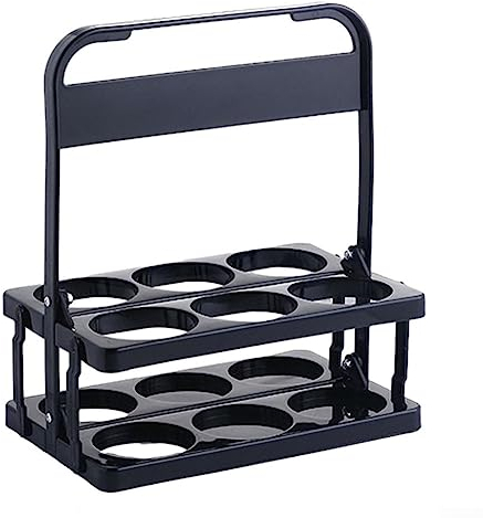 Foldable Beer Rack Reusable Beer Bottle Carrier Plastic Drink Holder Shopping Basket for Daily Use