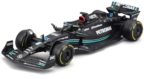 Bburago Formula 1 MB W14 2023 Russell 1:43 Scale Die-Cast Collectible Race Car