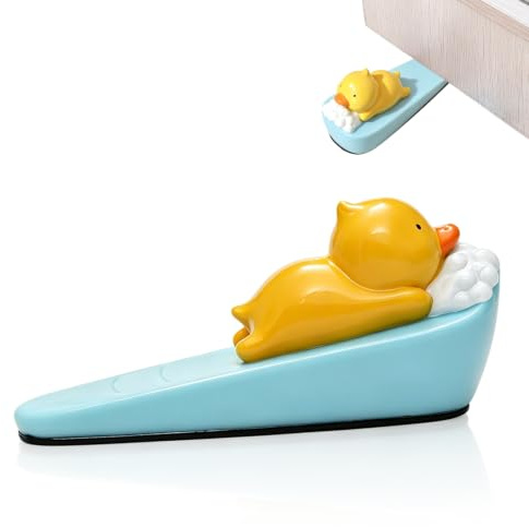 Lustige Tier-Türstopper, dekorativer Türstopper, dekorativer Türkeil, Cartoon, für Zuhause und Büro (Ente)