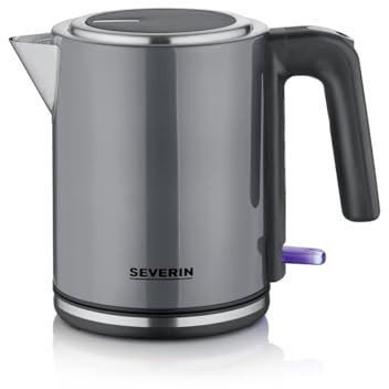 SEVERIN 9574 Wasserkocher Kontrollleuchte, BPA-frei Anthrazit, Schwarz Fassungsvermögen: 1l