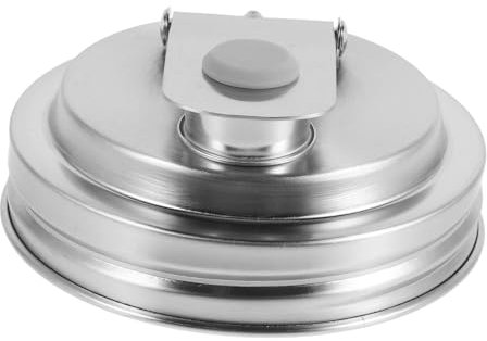 Cabilock Einmachglasdeckel Edelstahl 304 Ausguss mit Klappdeckel Auslaufsicher für Breite Öffnung Einmachzubehör