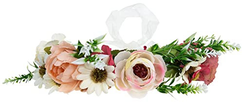 minkissy Hochzeit Kopfschmuck Braut Krone Stirnband Blume Stirnband Blume Kranz Kopfstück Sliers Für Party