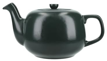 La Cafetière Ceramic Teapot, Green, 1.2 litres, Labelled