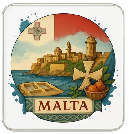Calamita da frigorifero Malta | souvenir da viaggio da collezione