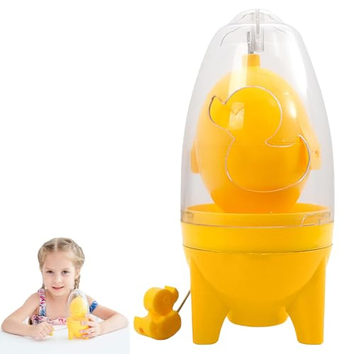 Uova - manuale per uova, Shak | Shaker manuale portatile - Proteine e tuorli - Frullatore per uova - con affettatrice e cordino, per cucinare duro