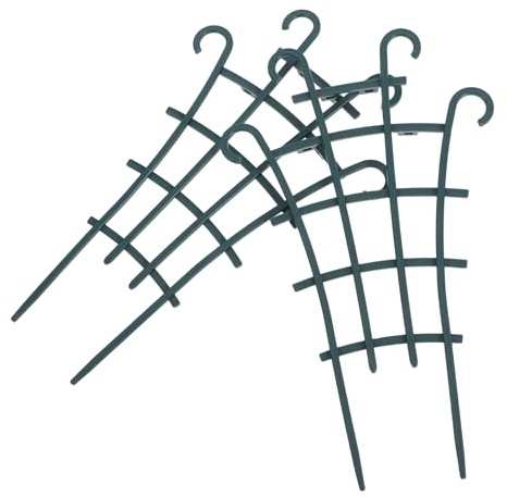 SHINEOFI 2pièces Treillis pour Plantes Intérieur Plastique Support Robuste pour Plantes Grimpantes Décoratif pour Pot de Fleurs et Petits Jardins