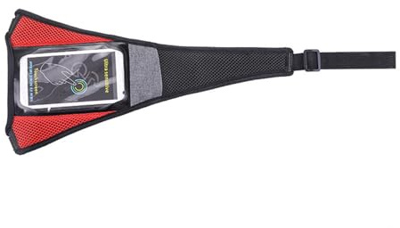 Qaonsciug Fundas protectoras para marco de bicicleta, protección contra el sudor, con pantallas táctiles, bolsa de teléfono para ciclismo, entrenamiento, ciclismo, tela
