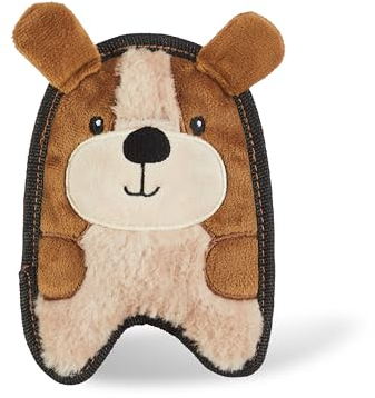 Outward Hound Invincibles Mini - Hundespielzeug - Plüschtier-Welpe - Braun - XS