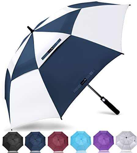 ZOMAKE Regenschirm Groß Sturmfest XL/XXL - Großer Golf-Regenschirm, Windsicher & Stabil, Automatik Großer Schirm, Herren & Damen, 2 Personen, Outdoor & Reise