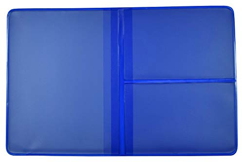 KFZ Schein Schutzhülle Etui Mappe viele Farben Kartenhülle Fahrzeugschein Hülle Made in Germany (Blau)