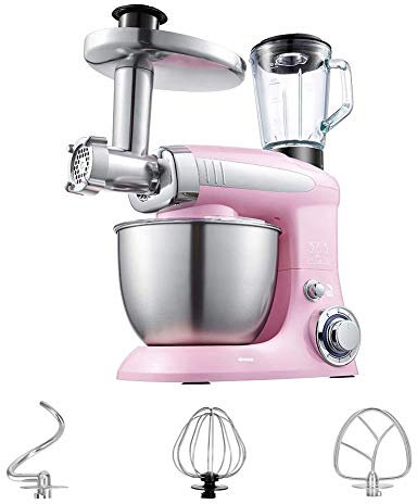 La miscelazione elettrico E impastatrice, multifunzionale automatico Cook automatico, Composizione verticale di panna da montare e la pasta Mixer,Rosa